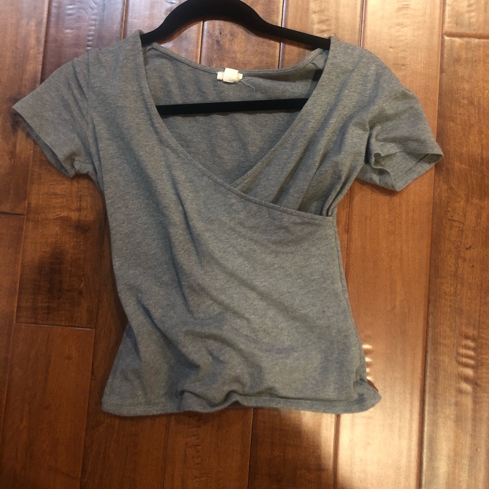 Grey Cross Over Professional Shirt